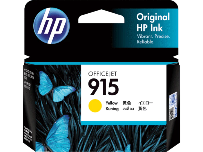 HP 915 Yellow Original Ink 3YM17AA