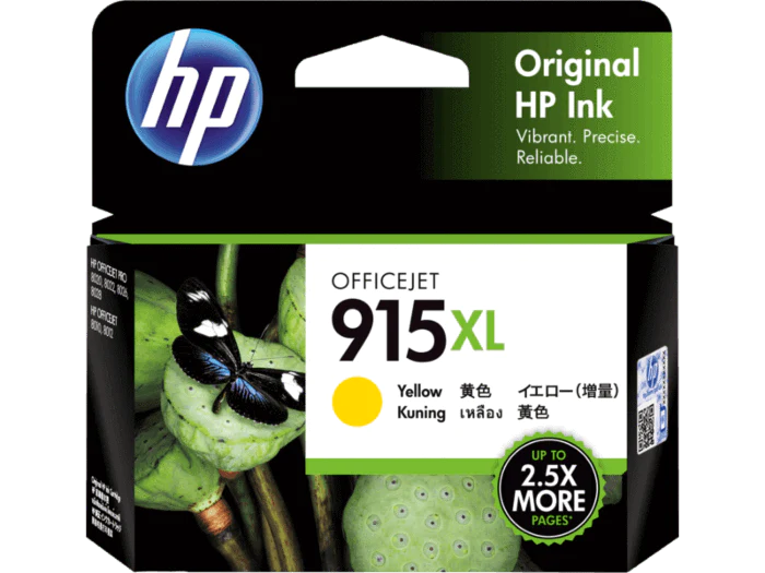 HP 915XL Yellow Original Ink 3YM21AA