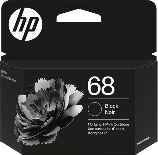 HP #68 Black Ink 7FP21TA