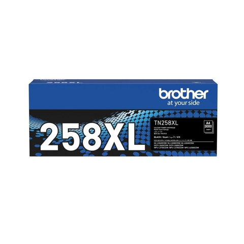 Brother TN-258XL Black Toner Cartridge - 3,000 page yield