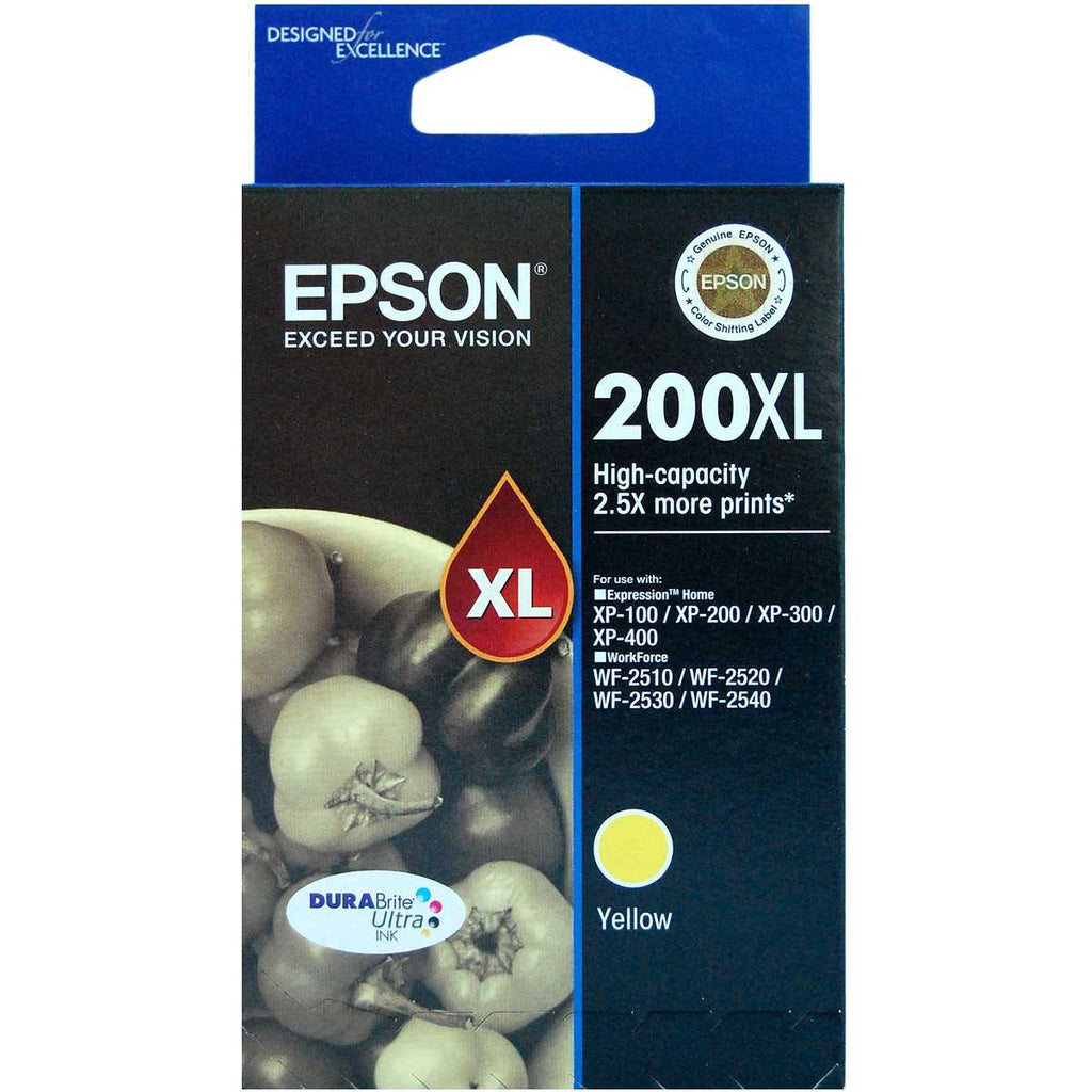 Epson 200 HY Yellow Ink Cartridge - 450 pages - Out Of Ink