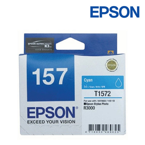Epson T1572 Cyan Ink Cartridge - Out Of Ink
