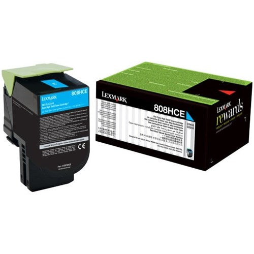 Lexmark 808HC HY Cyan Toner - Out Of Ink