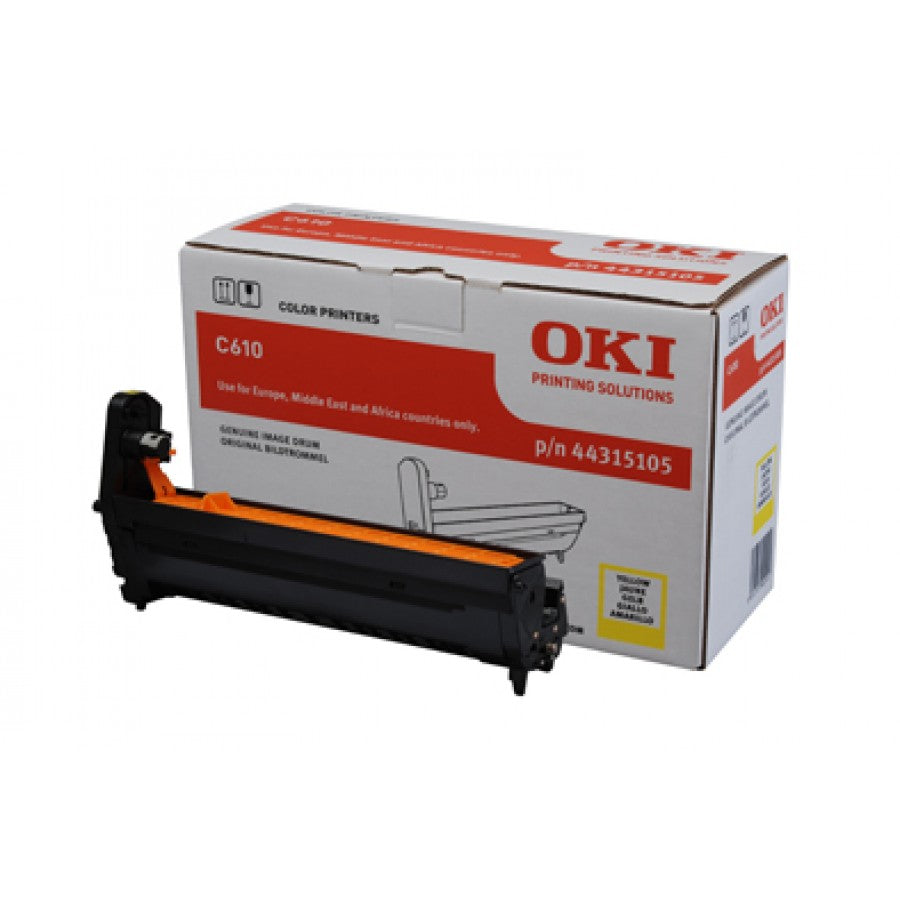 Oki C610 Yellow Drum Unit - Out Of Ink