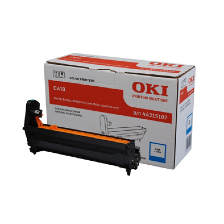 Oki C610 Cyan Drum Unit - Out Of Ink