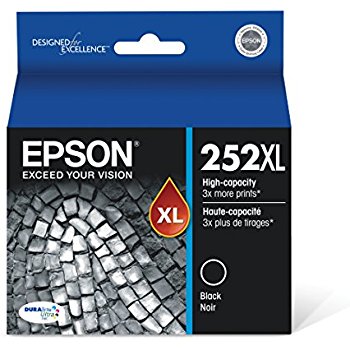 Epson 252 HY Black Ink Cart - Out Of Ink