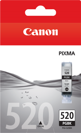 Canon PGI-520BK Black Ink Tank - 350 pages - Out Of Ink