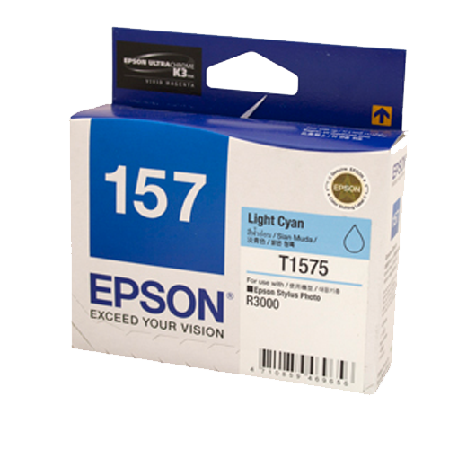 Epson T1575 Light Cyan Ink Cartridge - Out Of Ink