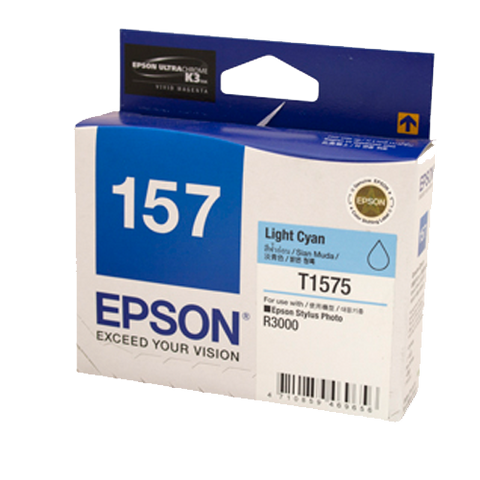 Epson T1575 Light Cyan Ink Cartridge - Out Of Ink