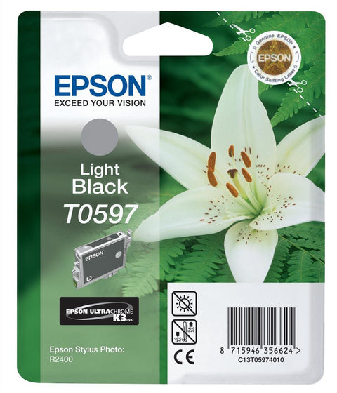 Epson T0597 Light Black Cartridge - 450 pages - Out Of Ink