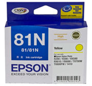 Epson T1114 (81N) Yellow Ink Cartridge (replaces T0814) - 805 pages - Out Of Ink
