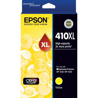 Epson 410 Yellow Ink Cartridge - Out Of Ink