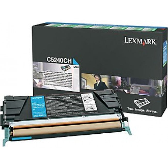 Lexmark C534DN Cyan Prebate Toner Cartridge High Capacity - 5,000 pages - Out Of Ink