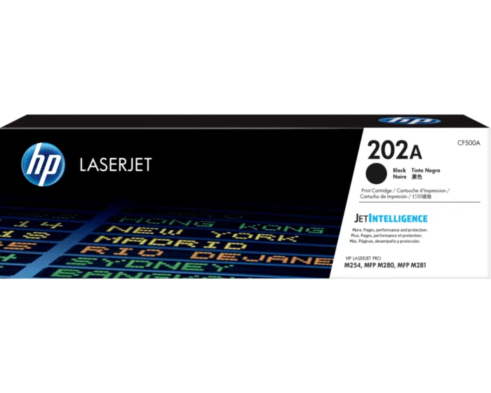 HP #202A Black Toner CF500A
