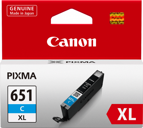 Canon CLI-651XL Cyan Ink Cartridge - 695 A4 pages - Out Of Ink