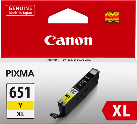 Canon CLI651XL Yellow Ink Cartridge - 695 A4 pages - Out Of Ink