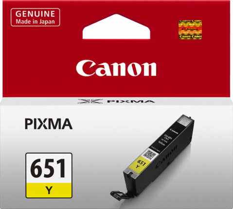 Canon CLI-651 Yellow Ink Cartridge - 344 A4 pages - Out Of Ink