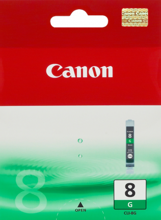 Canon CLI-8G Green Ink Tank - 52 pages - Out Of Ink
