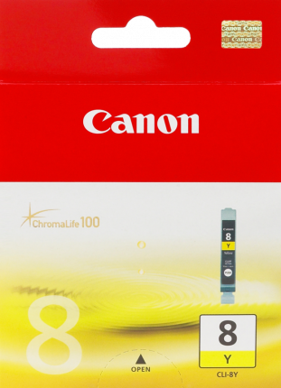 Canon CLI-8Y Yellow Ink Tank - 40 pages - Out Of Ink