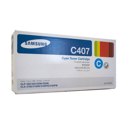 Samsung CLP-325 / CLX-3185 / CLX-3180 Cyan Toner Cartridge - 1,000 pages @ 5% - Out Of Ink