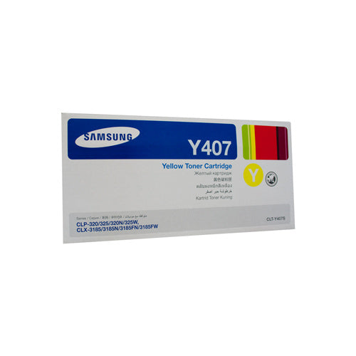 Samsung CLP-325 / CLX-3185 / CLX-3180 Yellow Toner Cartridge - 1,000 pages @ 5% - Out Of Ink