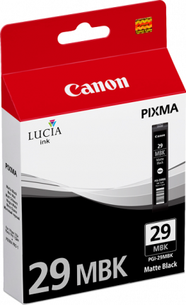 Canon PGI29 Matte Black Ink Tank - 505 pages - Out Of Ink