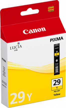Canon PGI29 Yellow Ink Tank - 290 pages - Out Of Ink