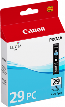 Canon PGI29 Photo Cyan Ink - 400 pages - Out Of Ink