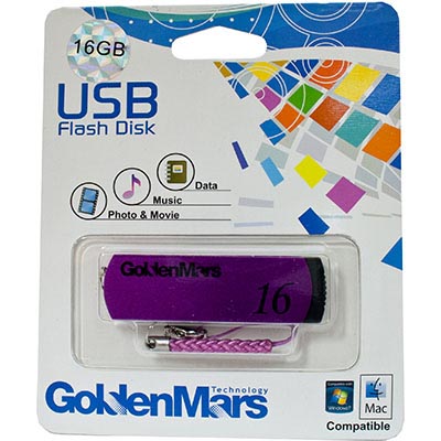 Golden Mars USB 2.0 Flash Disk - 16Gb - Out Of Ink