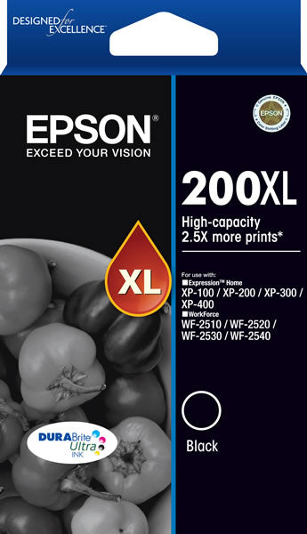 Epson 200 HY Black Ink Cartridge - 500 pages - Out Of Ink