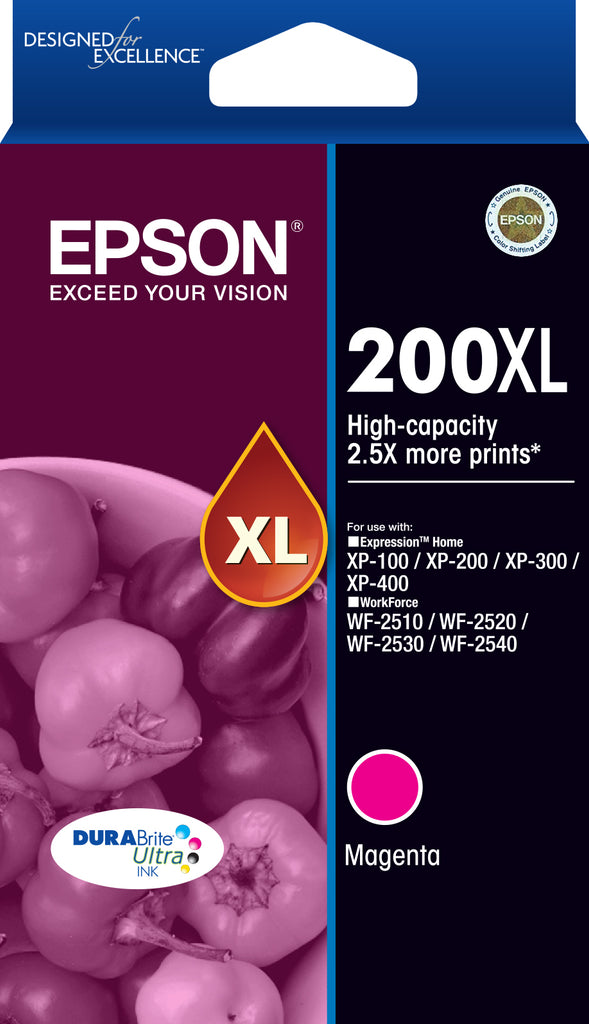 Epson 200 HY Magenta Ink Cartridge - 450 pages - Out Of Ink