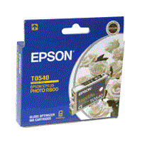 Epson T0540 Gloss Optimiser Ink Cartridge - 440 pages - Out Of Ink
