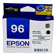 Epson T0968 Matte Black Ink Cartridge - 495 pages - Out Of Ink