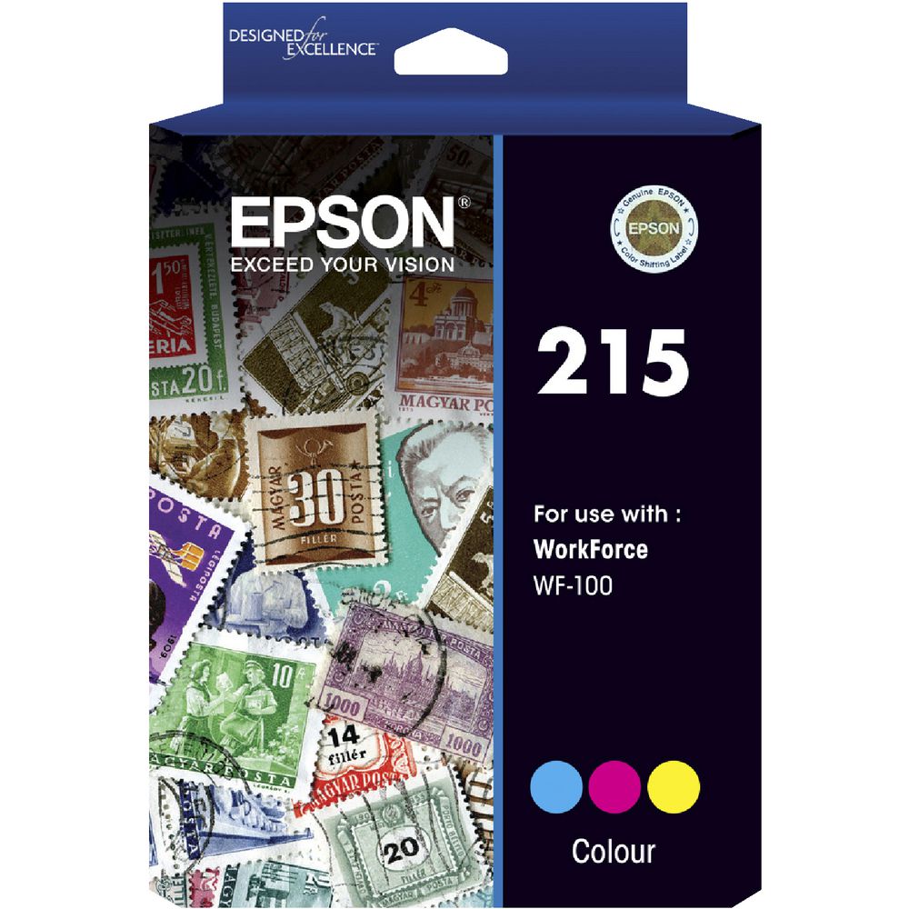 Epson 215 Colour Ink Cart - Out Of Ink
