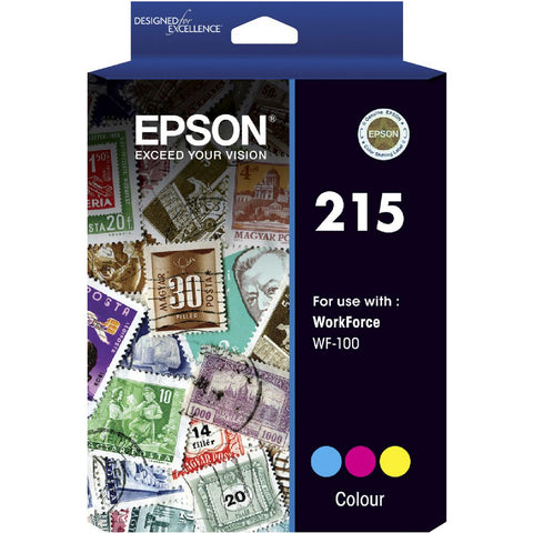 Epson 215 Colour Ink Cart - Out Of Ink