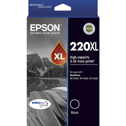 Epson 220 HY Black Ink Cart - Out Of Ink