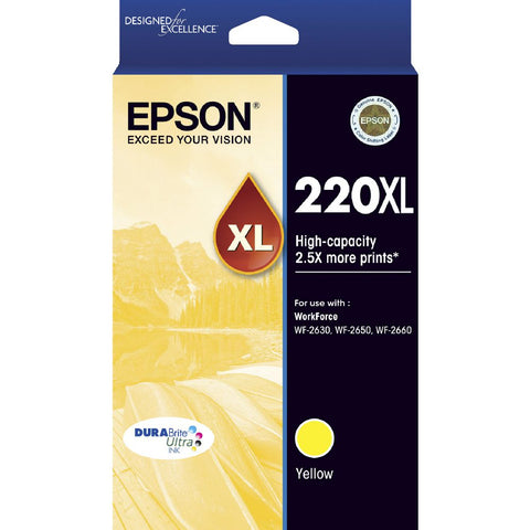 Epson 220 HY Yellow Ink Cart - Out Of Ink