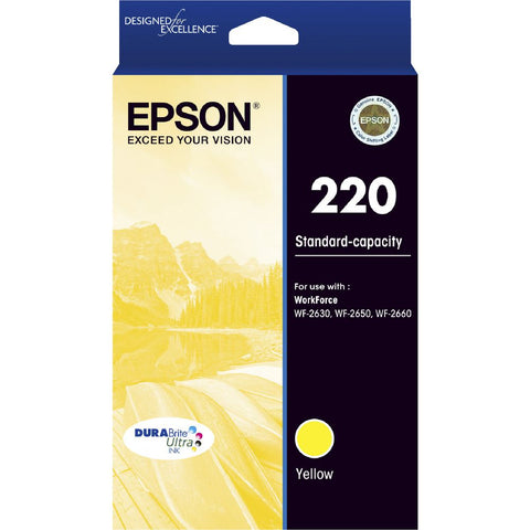Epson 220 Yellow Ink Cartridge - Out Of Ink