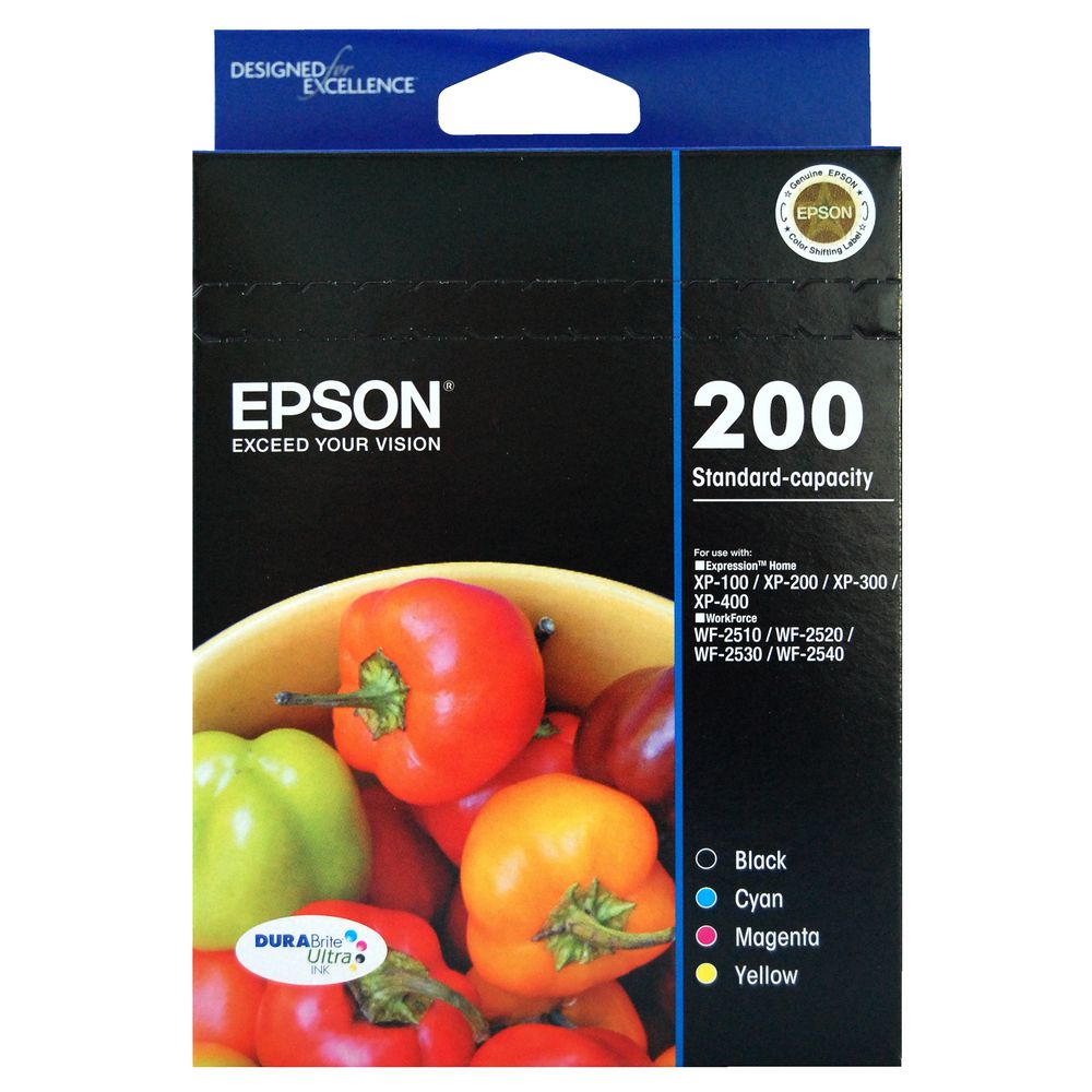 Epson 200 4 Ink Value Pack - - Out Of Ink