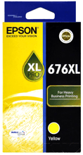Epson 676XL Yellow Ink Cartridge - 1,200 pages - Out Of Ink
