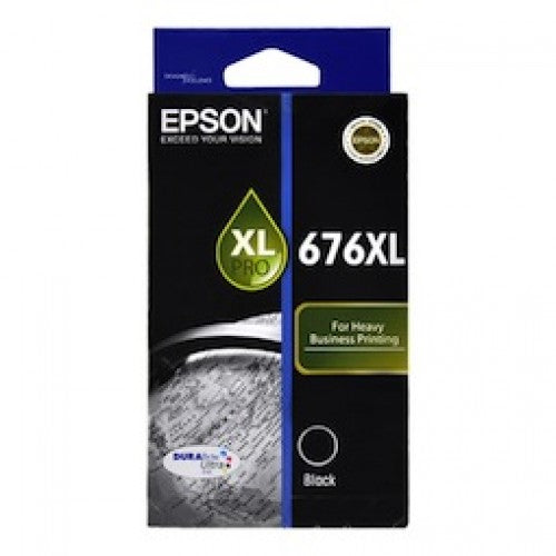 Epson 676XL Black Ink Cartridge - 2,400 pages - Out Of Ink