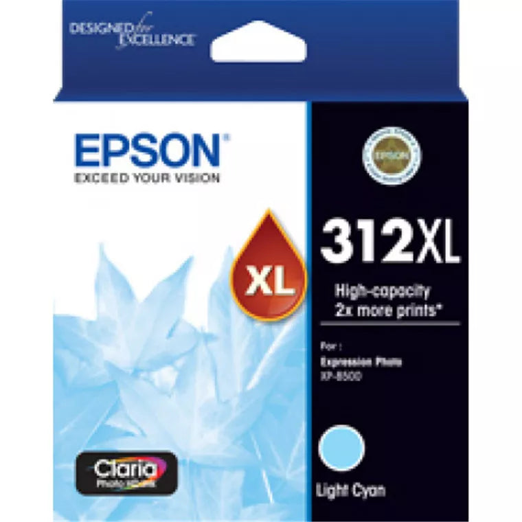 Epson 312 HY Lt Cyan Ink Cart