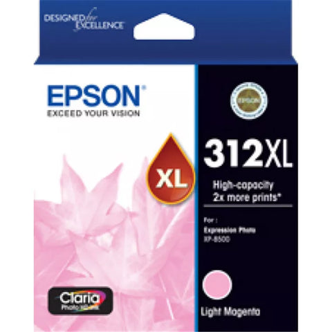 Epson 312 HY Lt Magenta Ink Cart