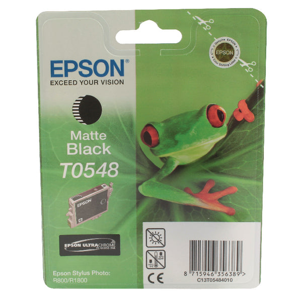 Epson T0548 Matte Black Ink Cartridge - 550 pages - Out Of Ink