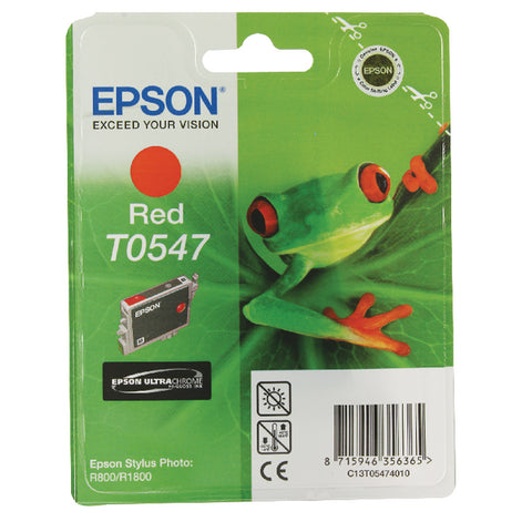 Epson T0547 Red Ink Cartridge - 440 pages - Out Of Ink