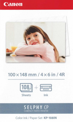 Canon KP-108IN Postcard Pack - Out Of Ink