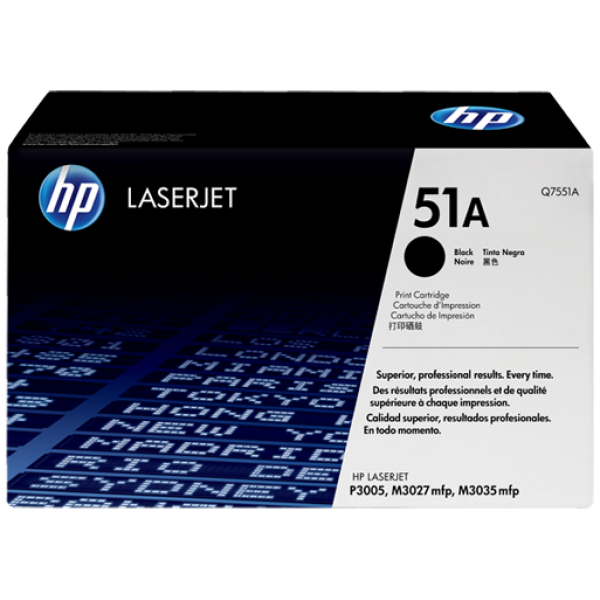 HP No.51A Toner Cartridge - 6,500 pages - Out Of Ink