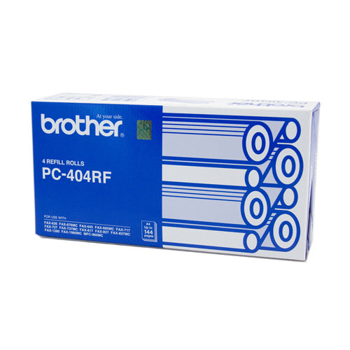 Brother PC-404 Print refill rolls x 4 - 144 pages - Out Of Ink