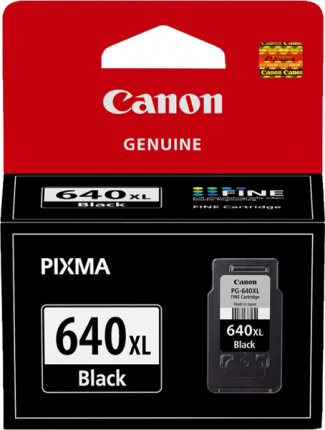 Canon PG640XL Black Ink Cartridge - 400 pages - Out Of Ink