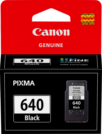 Canon PG640 Black Ink Cartridge - 180 pages - Out Of Ink